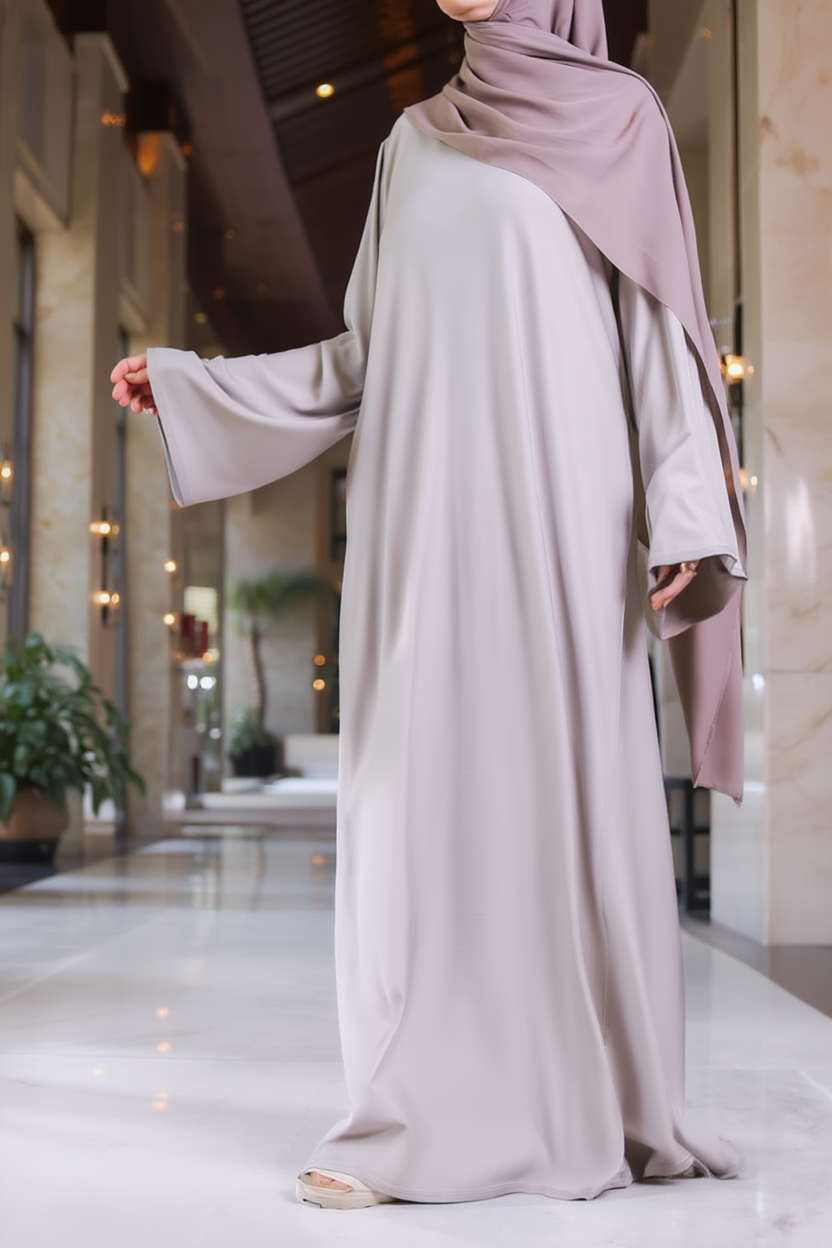 Abaya simple en jersey SB AS011 UNI kaki