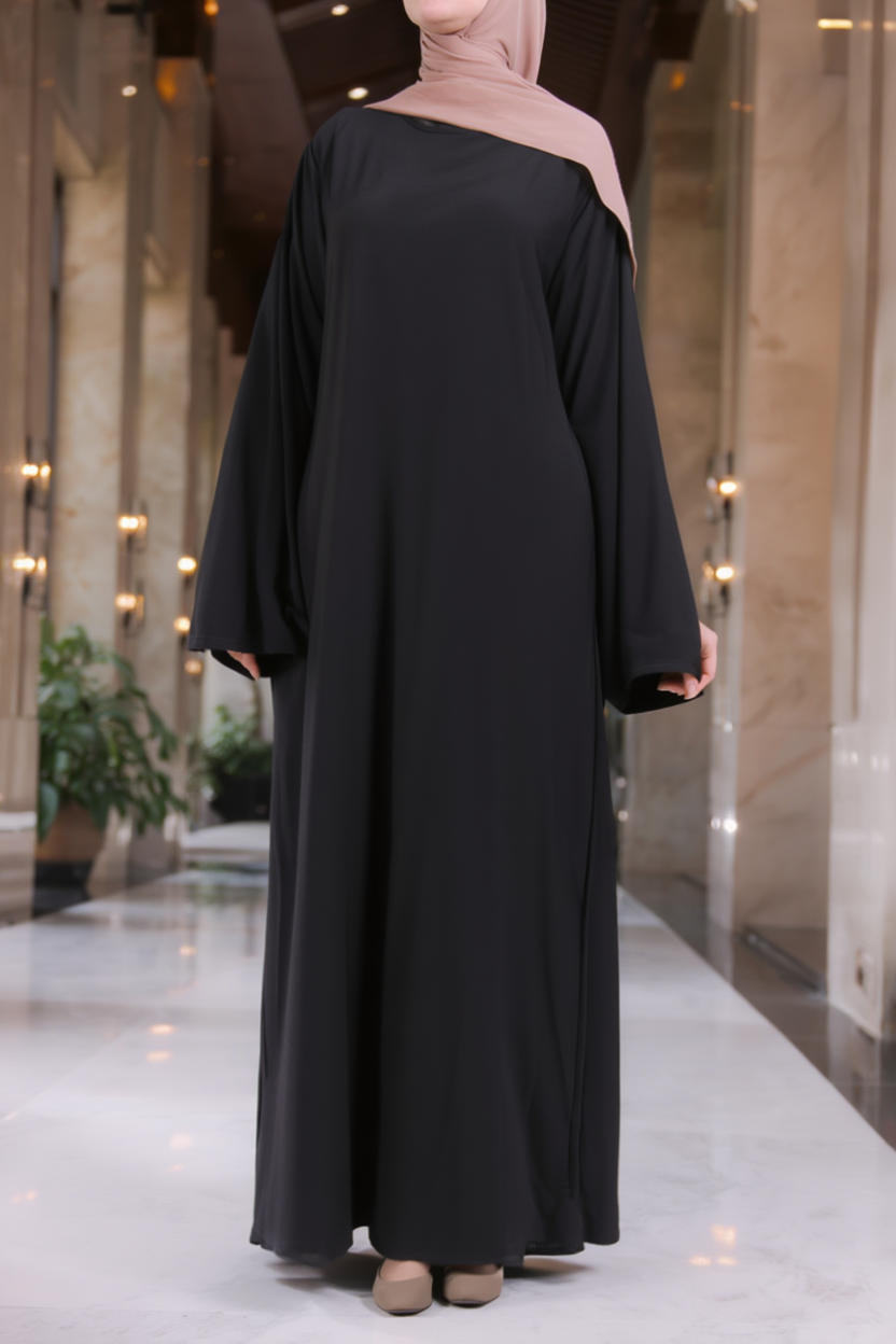 Abaya SB Simple Jersey AS011 UNI noire