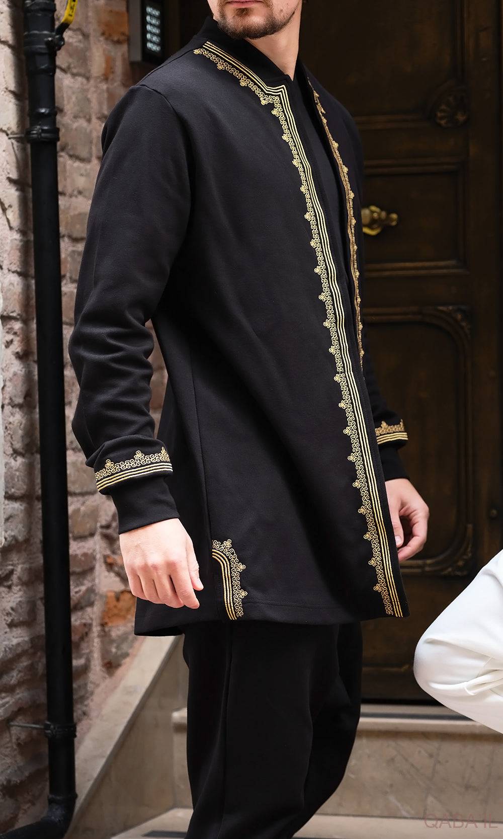 Ensemble Etniz Menara QABA’IL noir et doré