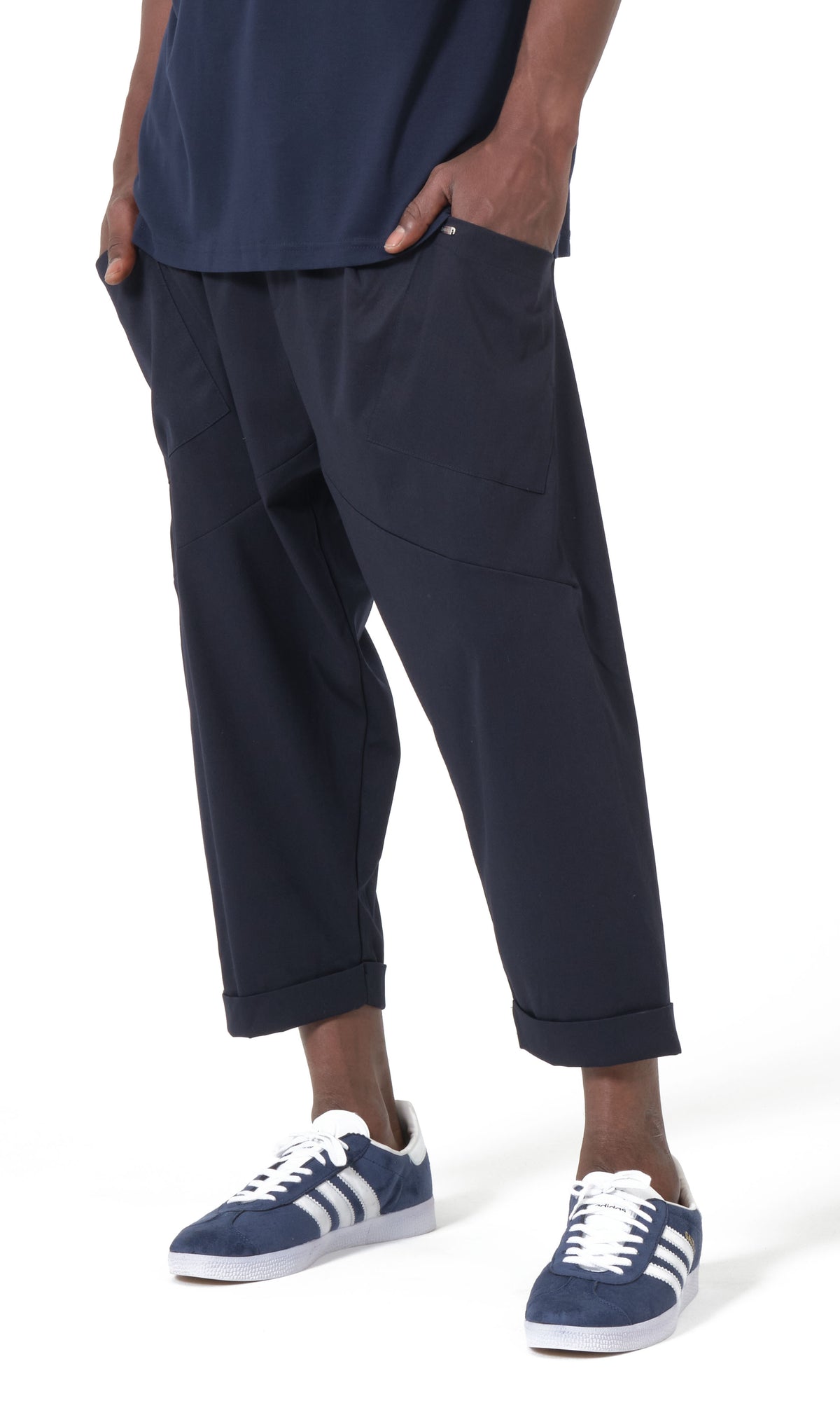 QTS1012 Pantalon sarouel Design S26 bleu marine
