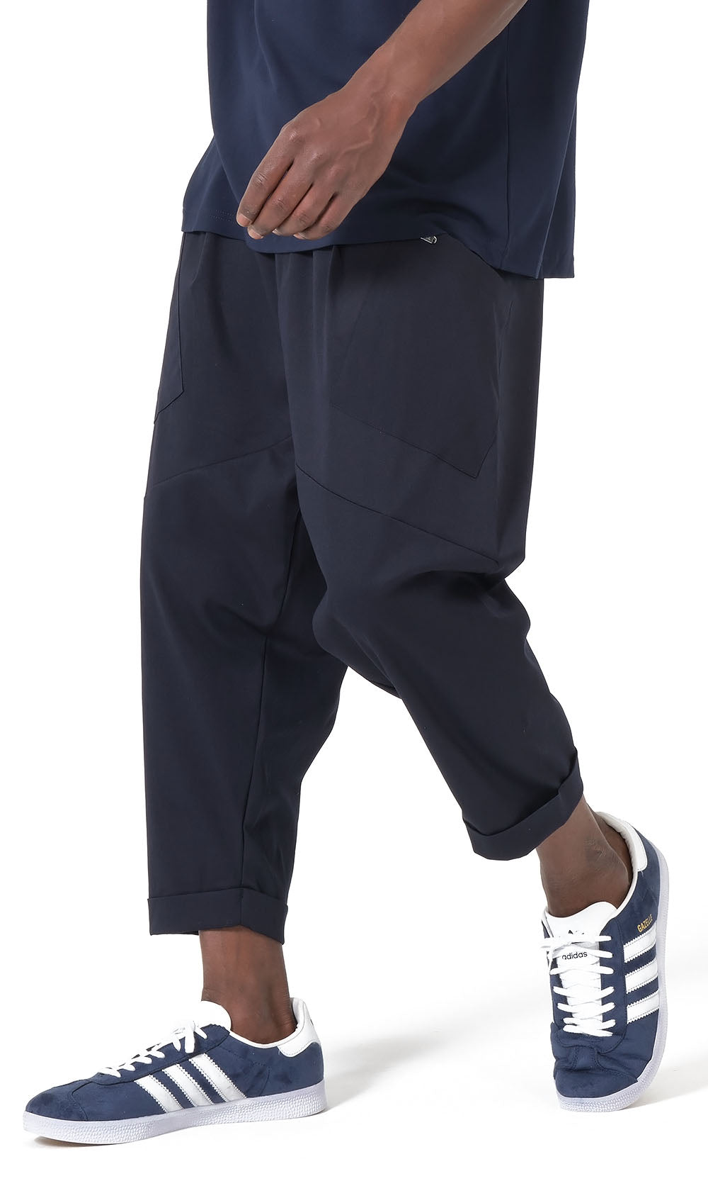 QTS1012 Pantalon sarouel Design S26 bleu marine