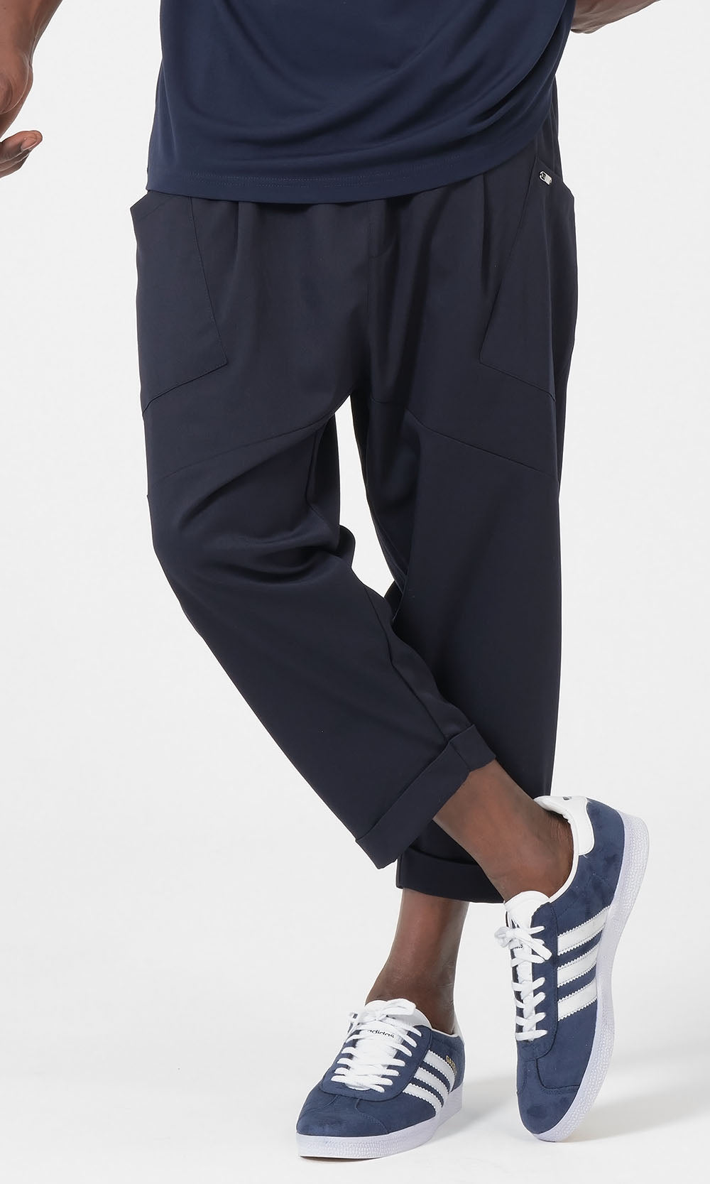 QTS1012 Pantalon sarouel Design S26 bleu marine