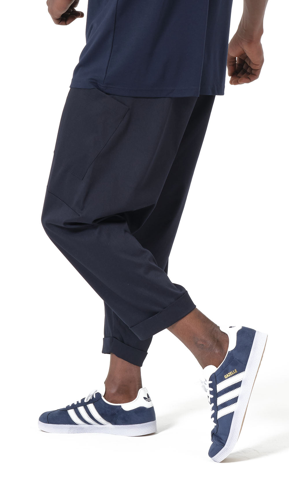 QTS1012 Pantalon sarouel Design S26 bleu marine