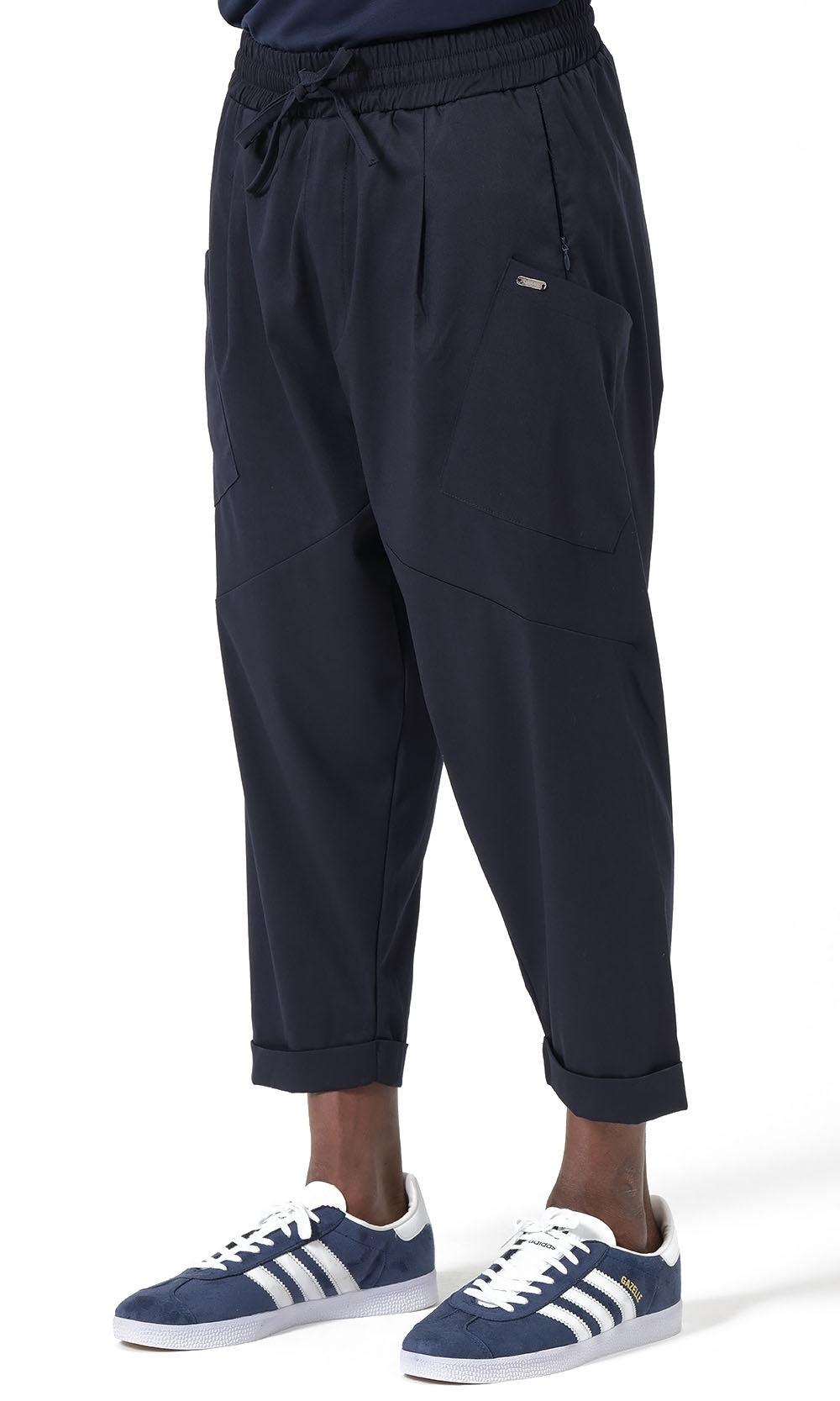 QTS1012 Pantalon sarouel Design S26 bleu marine