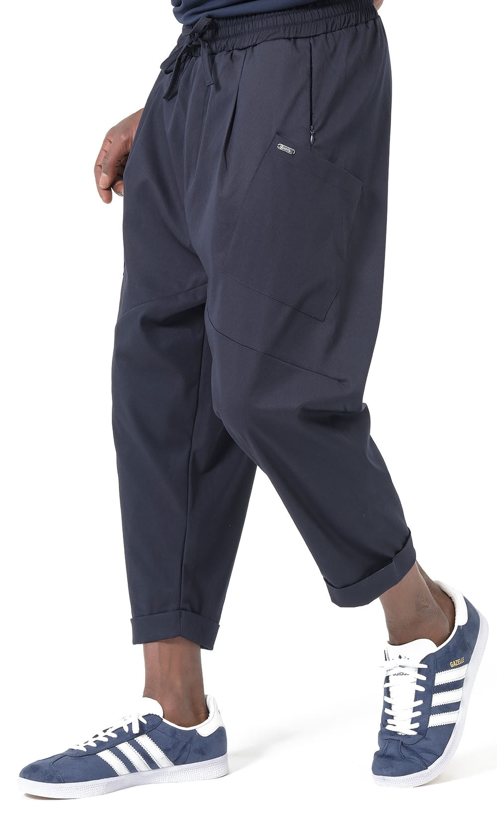 QTS1012 Pantalon sarouel Design S26 bleu marine