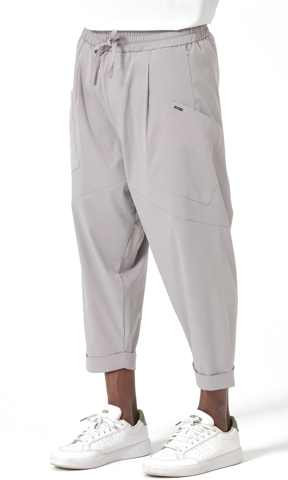 QTS1012 Pantalon sarouel Design S26 gris clair