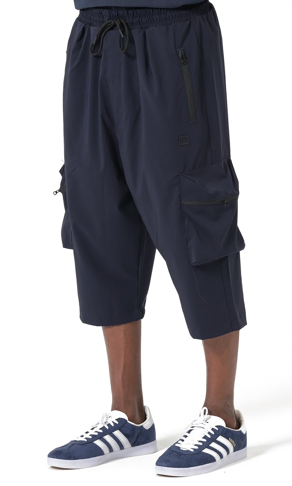 QTS2004 Pantalon cargo Court Trail bleu marine