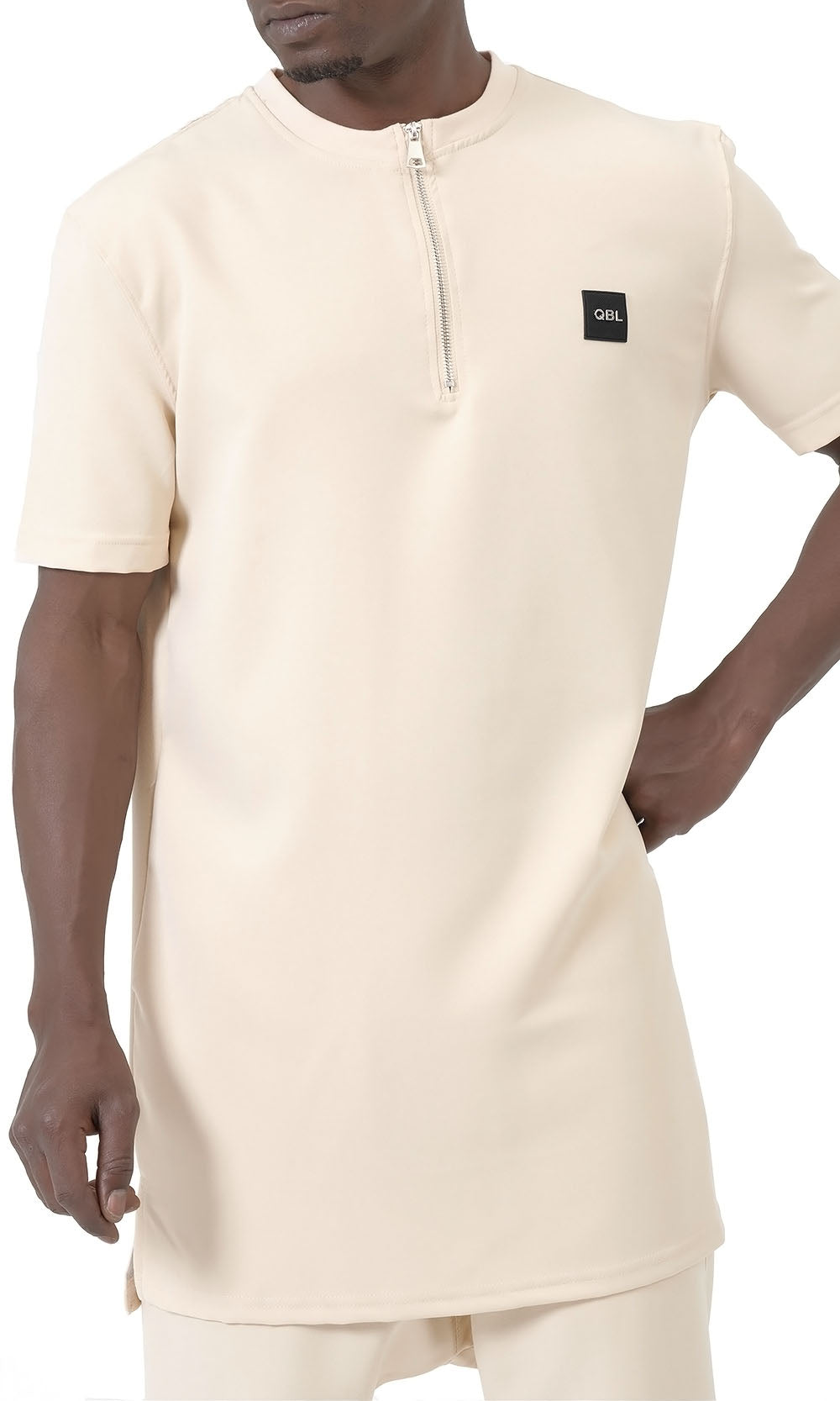 Ensemble Qamis court QTE2001 Silent beige