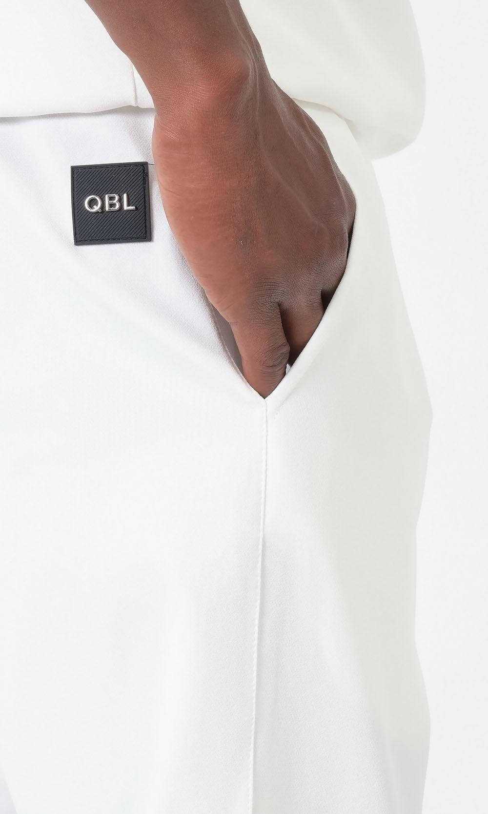 Ensemble Qamis court QTE2001 Silent couleur crème
