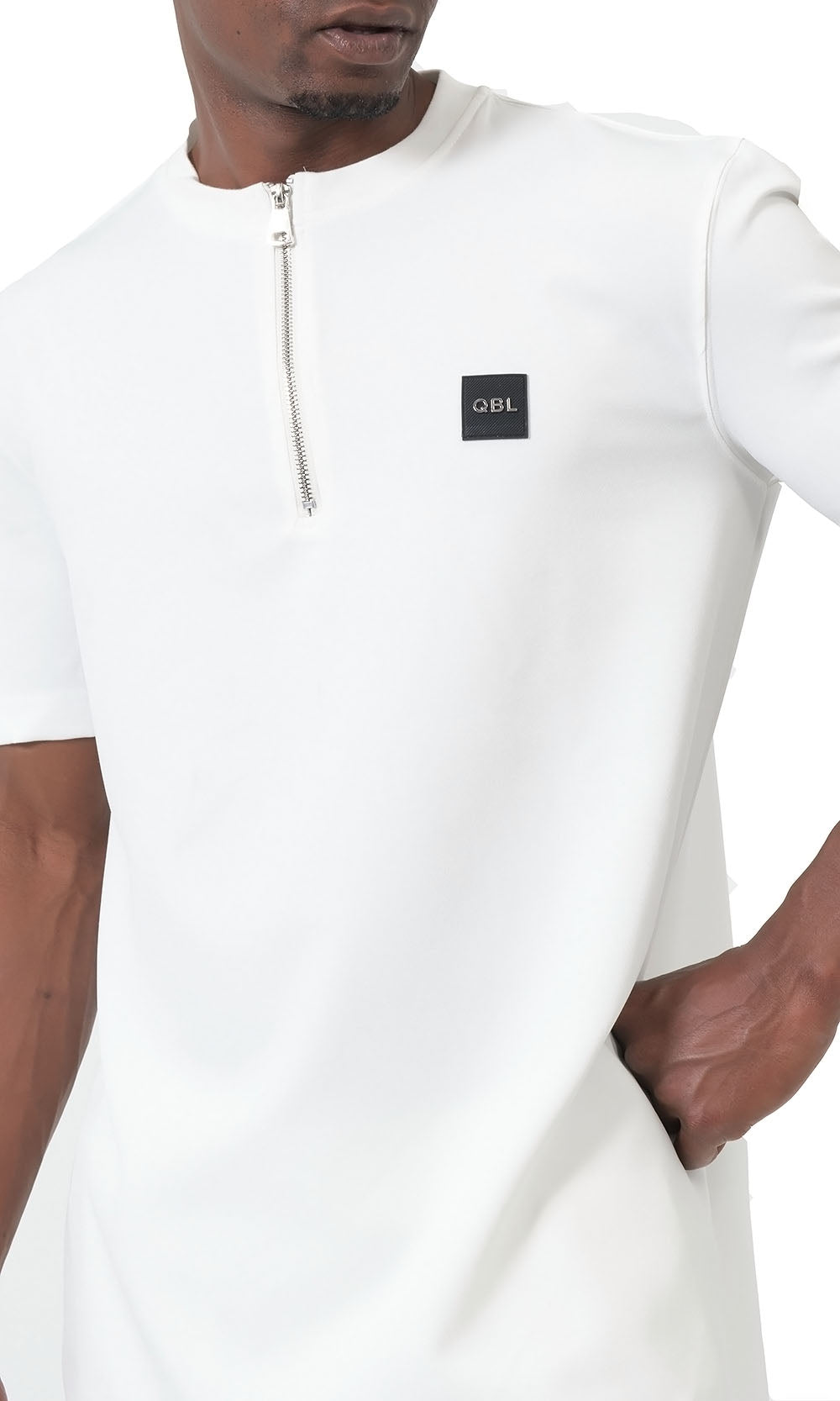 Ensemble Qamis court QTE2001 Silent couleur crème