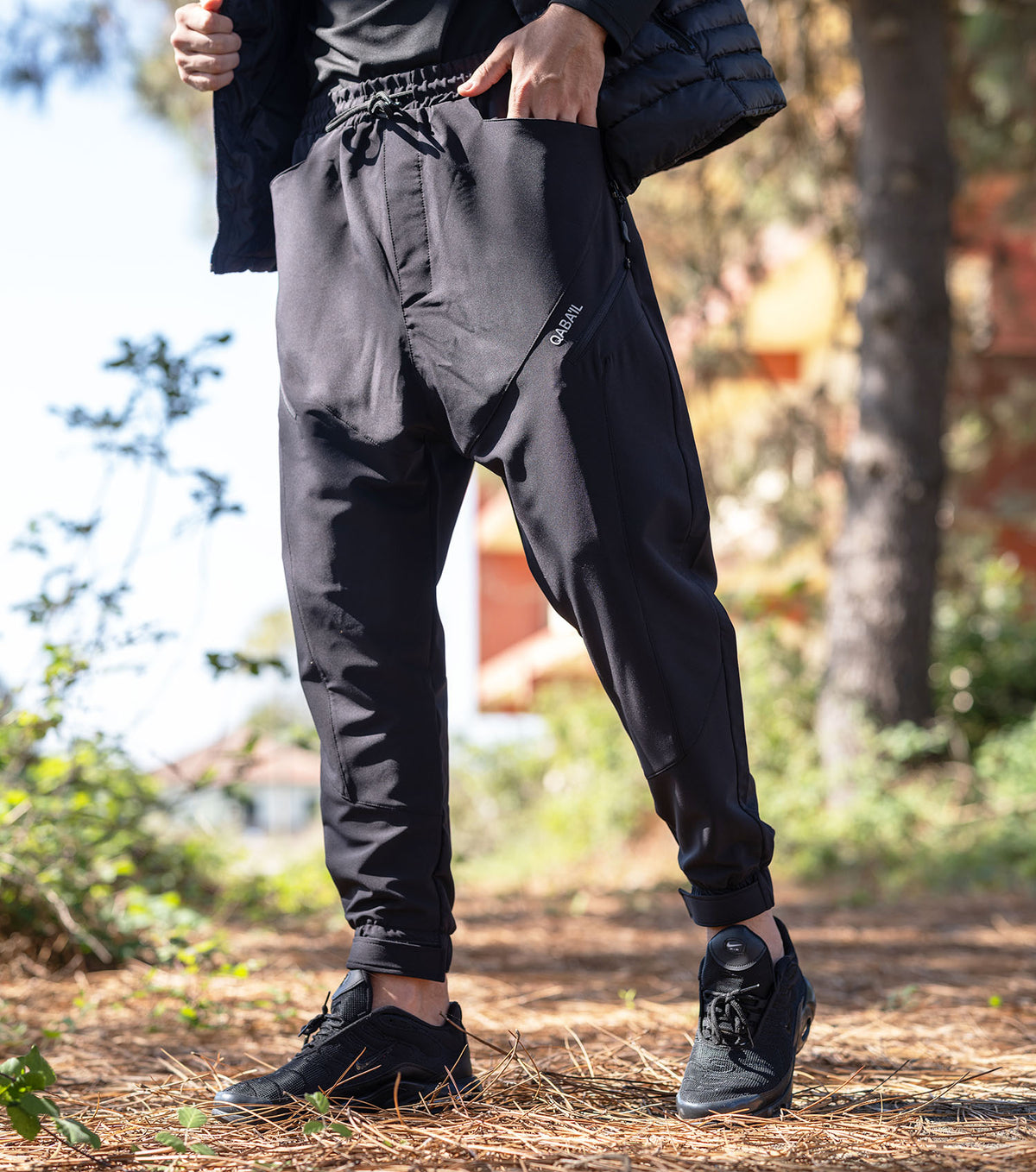 Pantalon Sarouel QL Teknik en Noir