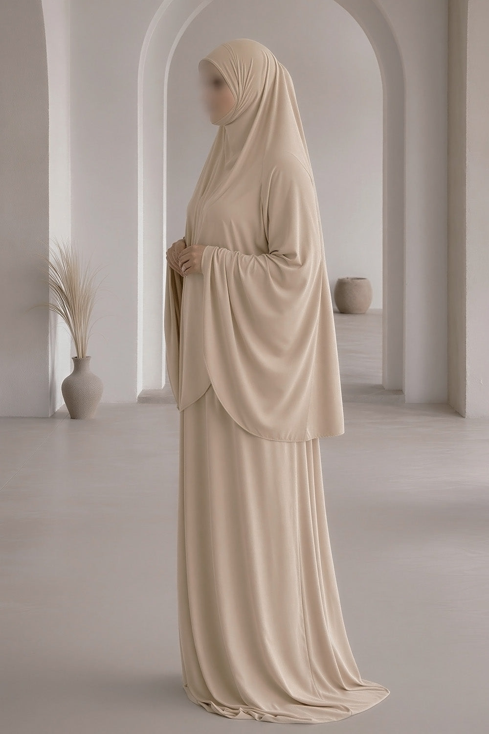Ensemble de prière SB Premium Jersey ES006 beige
