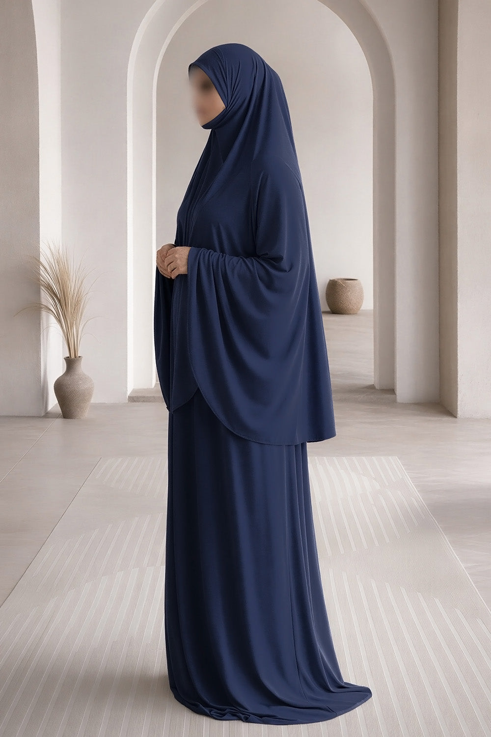Ensemble de prière SB Premium Quality Jersey ES006 en bleu foncé