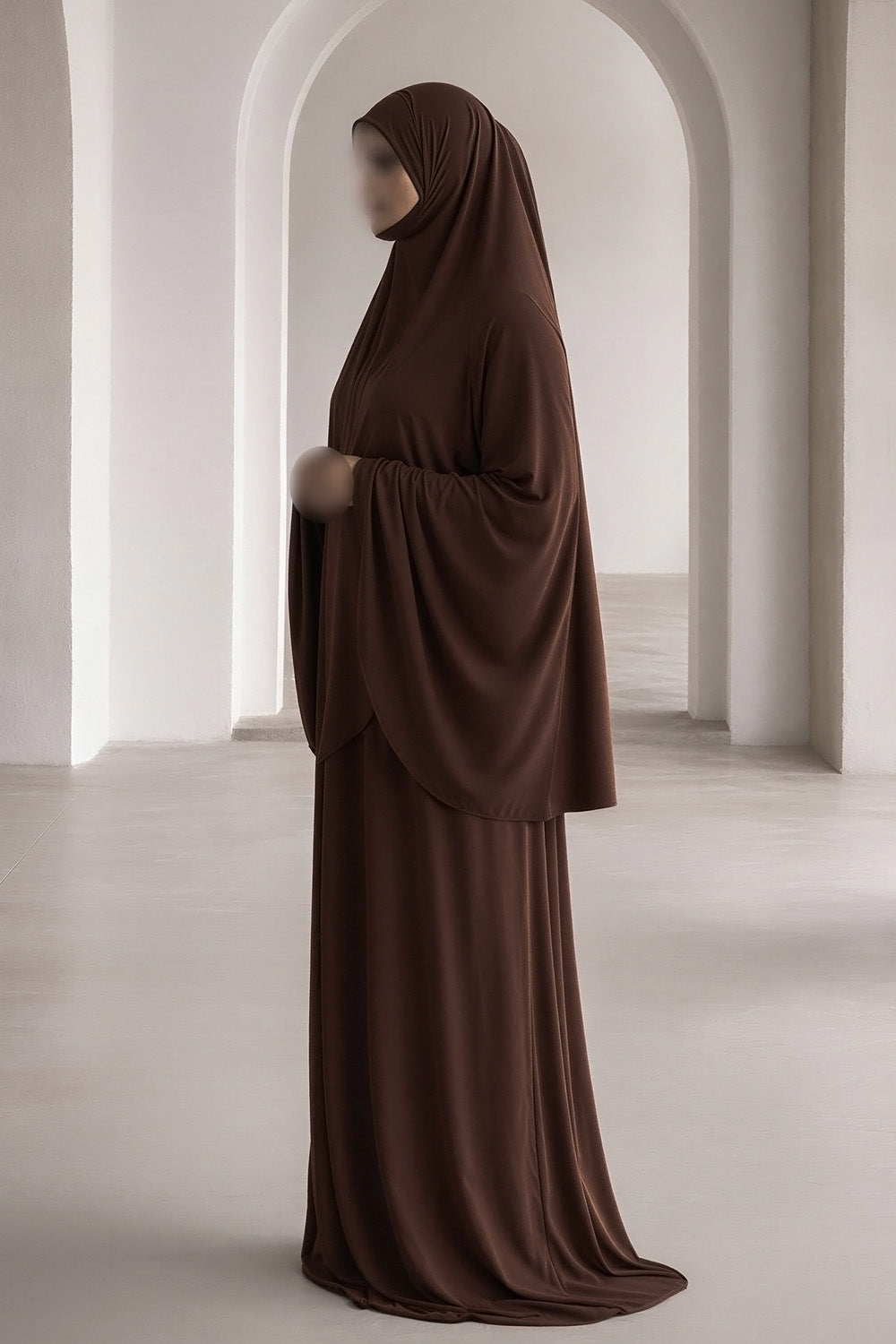 Ensemble de prière SB Premium Jersey ES006 marron