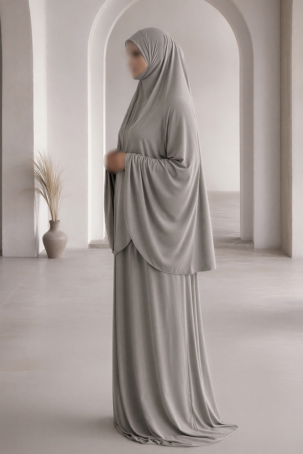 Ensemble de prière SB Premium Jersey ES006 en gris clair
