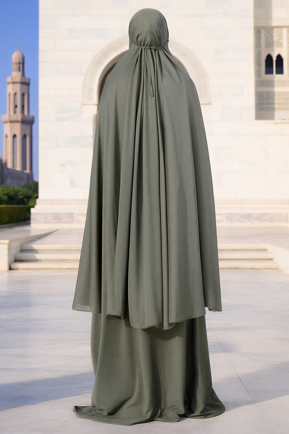 Ensemble de prière SB Jersey avec sac de transport ES007 couleur kaki