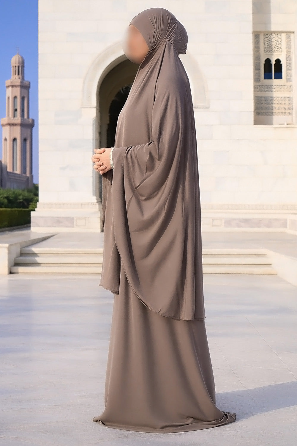 Ensemble de prière SB Jersey avec sac de transport, référence ES007, couleur taupe