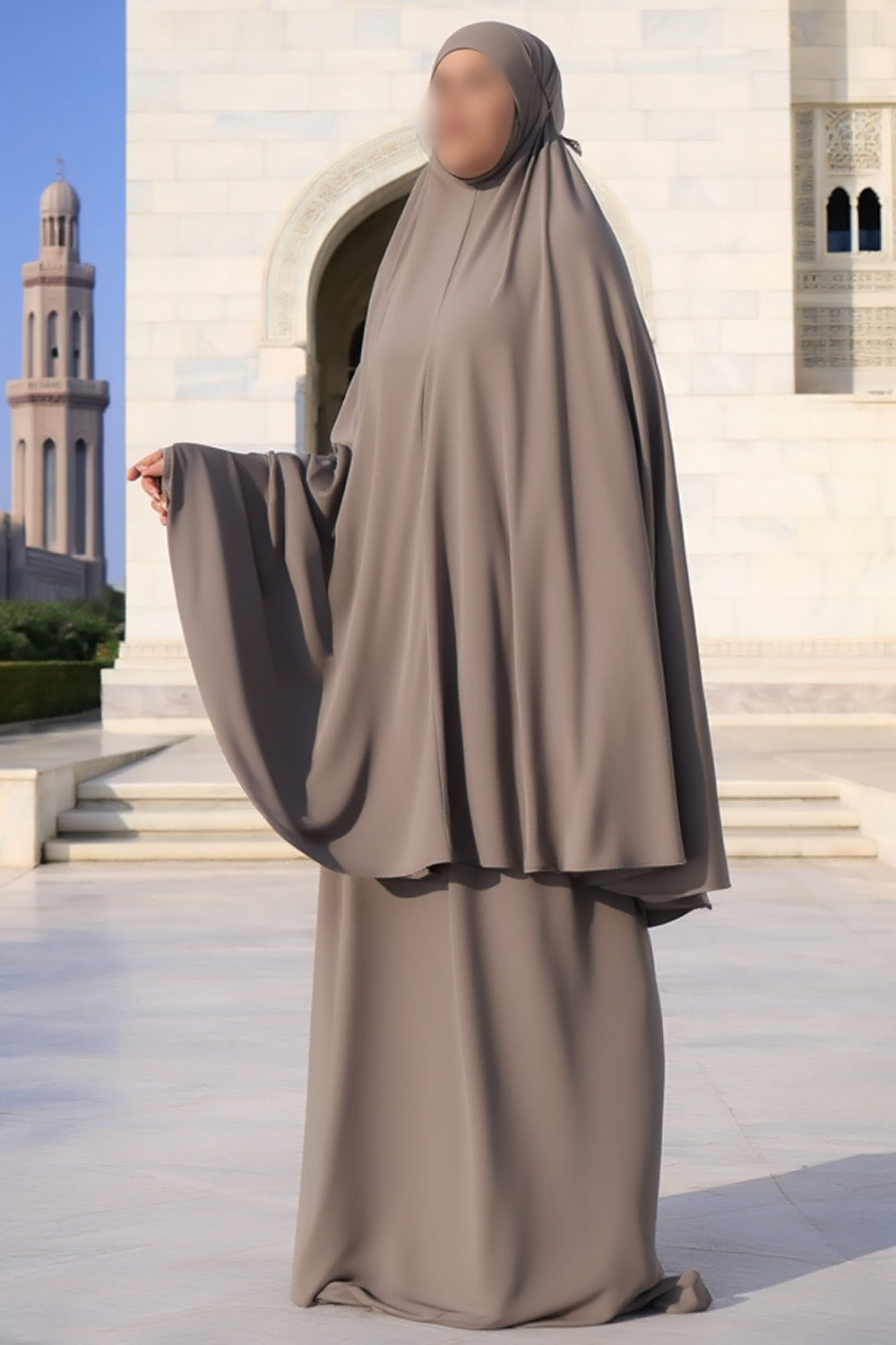Ensemble de prière SB Jersey avec sac de transport, référence ES007, couleur taupe