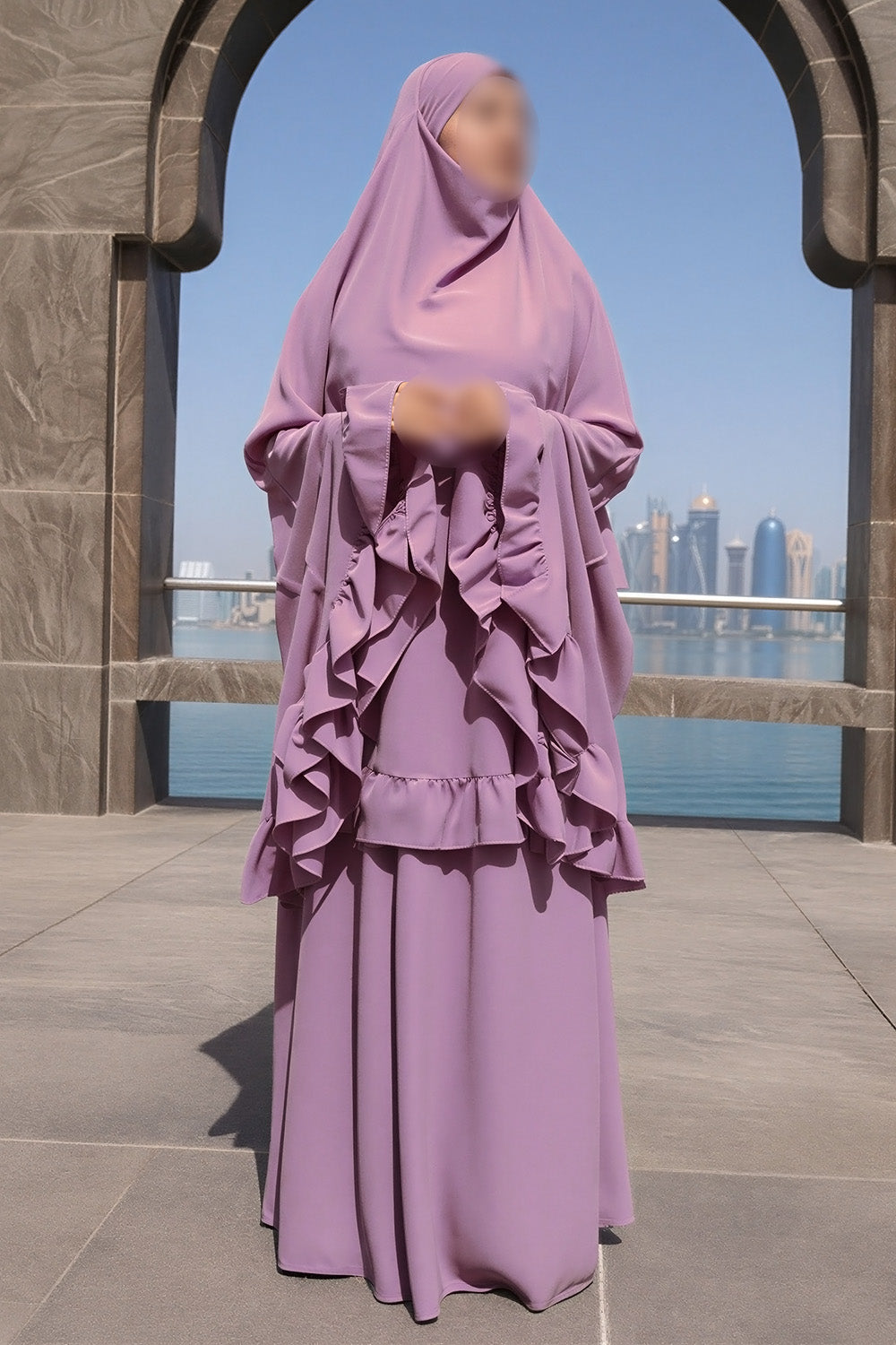 Ensemble de prière SB Jersey ES003 couleur lilas