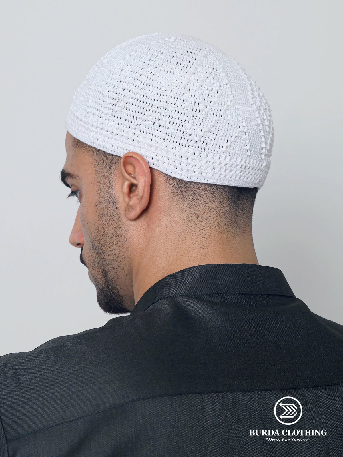 Skull Knit Cotton Kufi